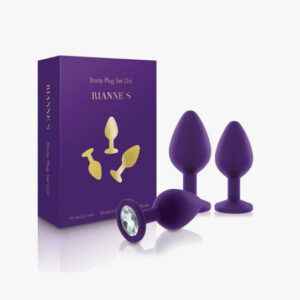 Rianne S Booty Plug Set 3X Purple