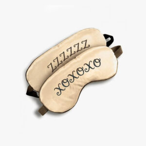 XOXO ZZZ Reversible Satin Blindfold O/S