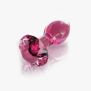 Icicles No 79 Pink Glass Massager Gem End