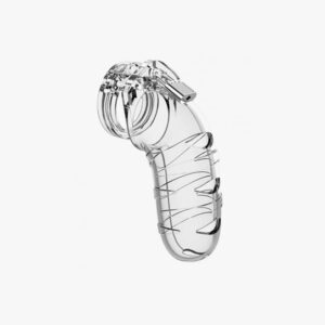 ManCage Chastity 5.5 inches Cock Cage Model 5 Clear
