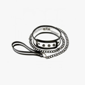 Bare Bondage Collar & Leash