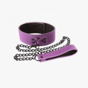 Lust Bondage Collar Purple