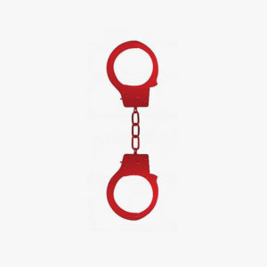 Ouch Beginners Handcuffs Metal Red