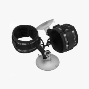 Steamy Shades Suction Cuffs Black