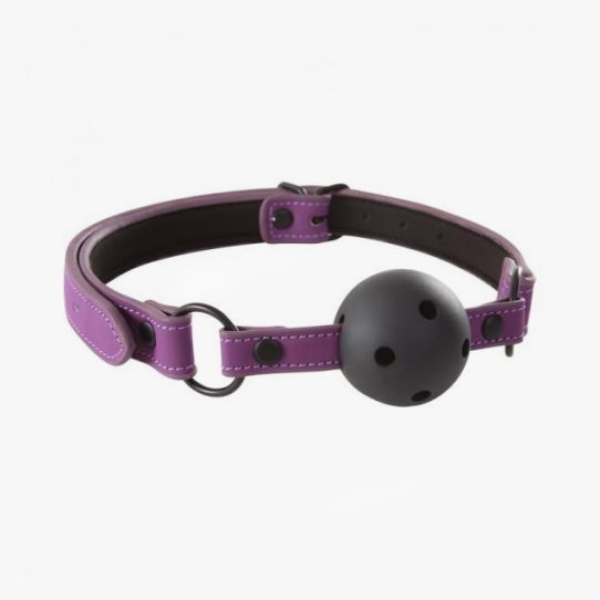 Lust Bondage Ball Gag Purple O/S