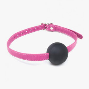 Joanna Angel Ball Gag Small Pink Black O/S