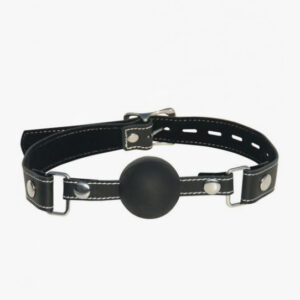 Edge Silicone Ball Gag Black O/S