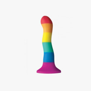 Colours Pride Edition 6 inches Wave Dildo Rainbow