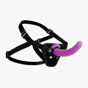 Strap U Navigator Silicone G-Spot Dildo With Harness